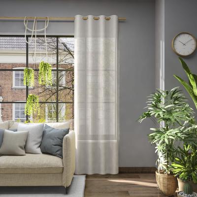 Vorhang NEUTEX FOR YOU "Libre-ECO", braun (leder), B:142cm H:215cm, Jacquard, Polyester, Gardinen, Breite 142 cm, nach Maß Image