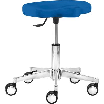 Arbeitshocker MAYER SITZMÖBEL "Funktionsdrehhocker myEXPERT", blau (aquablau), B:48cm H:52cm T:52cm, 3% Polyurethan, 81% PVC (Oberseite), 16% Polyester (Rückseite), Hocker, Bürohocker Drehhocker Image