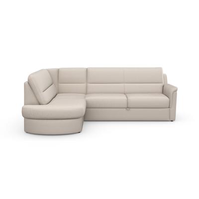 Ecksofa SIT & MORE "Panini L-Form", grau (elephant), B:243cm H:87cm T:155cm, Sofas, wahlweise mit Vorziehsitz und Bettkasten Image