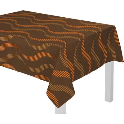 Tischdecke WIRTH "LUPARA" Gr. 2, orange, B:120cm L:120cm, Polyester, Baumwolle, Tischdecken Image