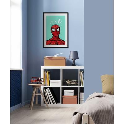 Wandbild KOMAR "Spider-Man Danger Ahead", bunt (farbe bild(er): bunt), Ø, Disney,, Vlies, Bilder, 50 x 70 cm (Breite x Höhe) - Kinderzimmer, Dekoration Image