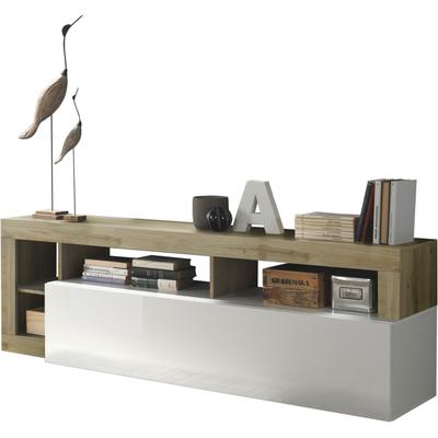 Lowboard INOSIGN "Hamburg", weiß (weiß, cadiz), B:184cm H:58cm T:35cm, Sideboards, Breite 184 cm Image