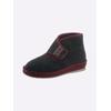 Hausstiefel SCHAWOS, Damen, Gr. 42, ungefüttert, grau (anthrazit), Textil, Schuhe Hausschuh Hüttenschuh