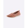 Slipper ANDREA CONTI, Damen, Gr. 37, orange (koralle), Leder, Rindsleder, Rindsleder, sportlich, Schuhe Slipper