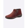 Stiefelette CASUAL LOOKS, Damen, Gr. 36, rot (bordeaux), Veloursleder, sportlich, Schuhe