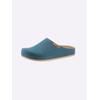 Hausschuh MUBB, Damen, Gr. 41, bunt (aquapetrol), Wolle, sportlich, Schuhe
