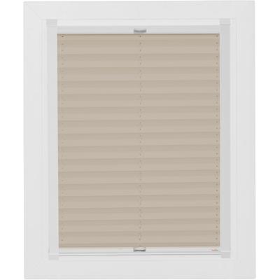 Dachfensterplissee SUNLINES "Young Style Energy Saving", beige (sand, weiß), B:49cm H:73,90cm, Obermaterial: 100% Polyester, Plissees, mit Energiespareffekt, mit Führungsschienen Image