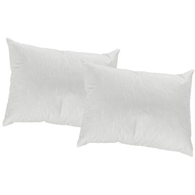 Dekokissen WIRTH "Lahnstein" Gr. 3, beige (creme, gemustert, unifarben), B:40cm L:60cm, Polyester, Dekokissen_Sitzkissen_Kissenhüllen, Kissenhülle ohne Füllung, 2 Stück Image