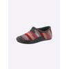 Hausschuh WALDLÄUFER, Damen, Gr. 40, rot (rot, gestreift), Textil, Basic, Schuhe