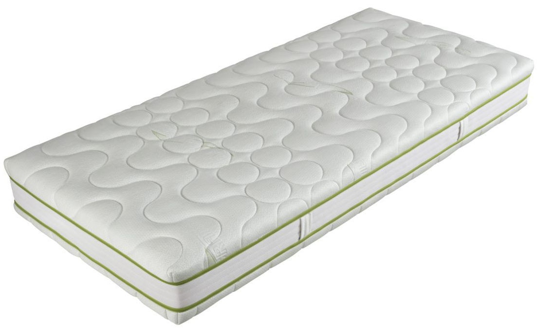 Kaltschaummatratze ALINA "Harmonie KS 24" Gr. 5, weiß, B:80cm H:27cm L:210cm, Bezug: 60% Polyester, 40% Viskose. Steppfüllung: 100% Polyester, Matratzen, Kaltschaummatratze, In 4 Härtegraden erhältlich - Bezug mit Aloe Vera veredelt