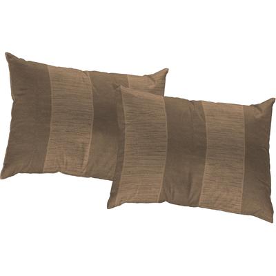 Kissenhülle WIRTH "Niederau" Gr. 1, braun, B:40cm L:40cm, Polyester, Obermaterial: 67% Polyacryl, 33% Polyester, Kissenbezüge Image