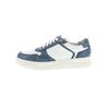 Sneaker REFLEXAN, Damen, Gr. 42, blau (weiß, jeansblau), Glattleder, Nubukleder, sportlich, Schuhe