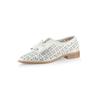 Slipper HEINE, Damen, Gr. 38, weiß, Leder, Glattleder, modisch, Schuhe