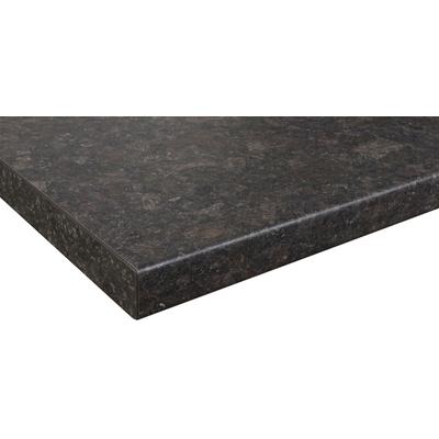 Arbeitsplatte WIHO KÜCHEN "Flexi 38", grau (steel grau coffee), B:240cm H:3,8cm T:60cm, Tischplatten, 38 mm stark
