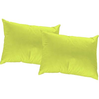 Dekokissen WIRTH "WirthNatur" Gr. 1, grün (grün, unifarben), B:40cm L:40cm, Baumwolle, Dekokissen_Sitzkissen_Kissenhüllen, Kissenhülle ohne Füllung, 2 Stück Image