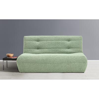 Schlafsofa ELL + ELL "Vanja", hgrün, blau, B:165cm H:85cm T:100cm, Sofas Image