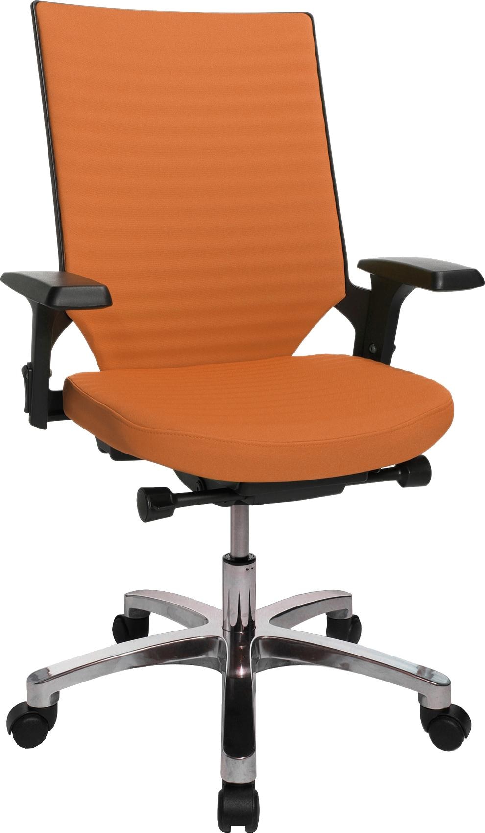 Bürostuhl TOPSTAR "Autosyncron 2", bunt (schwarz, orange), Stühle Image