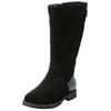 Weitschaftstiefel SHEEGO, Damen, Gr. 44, schwarz, Leder, Schuhe