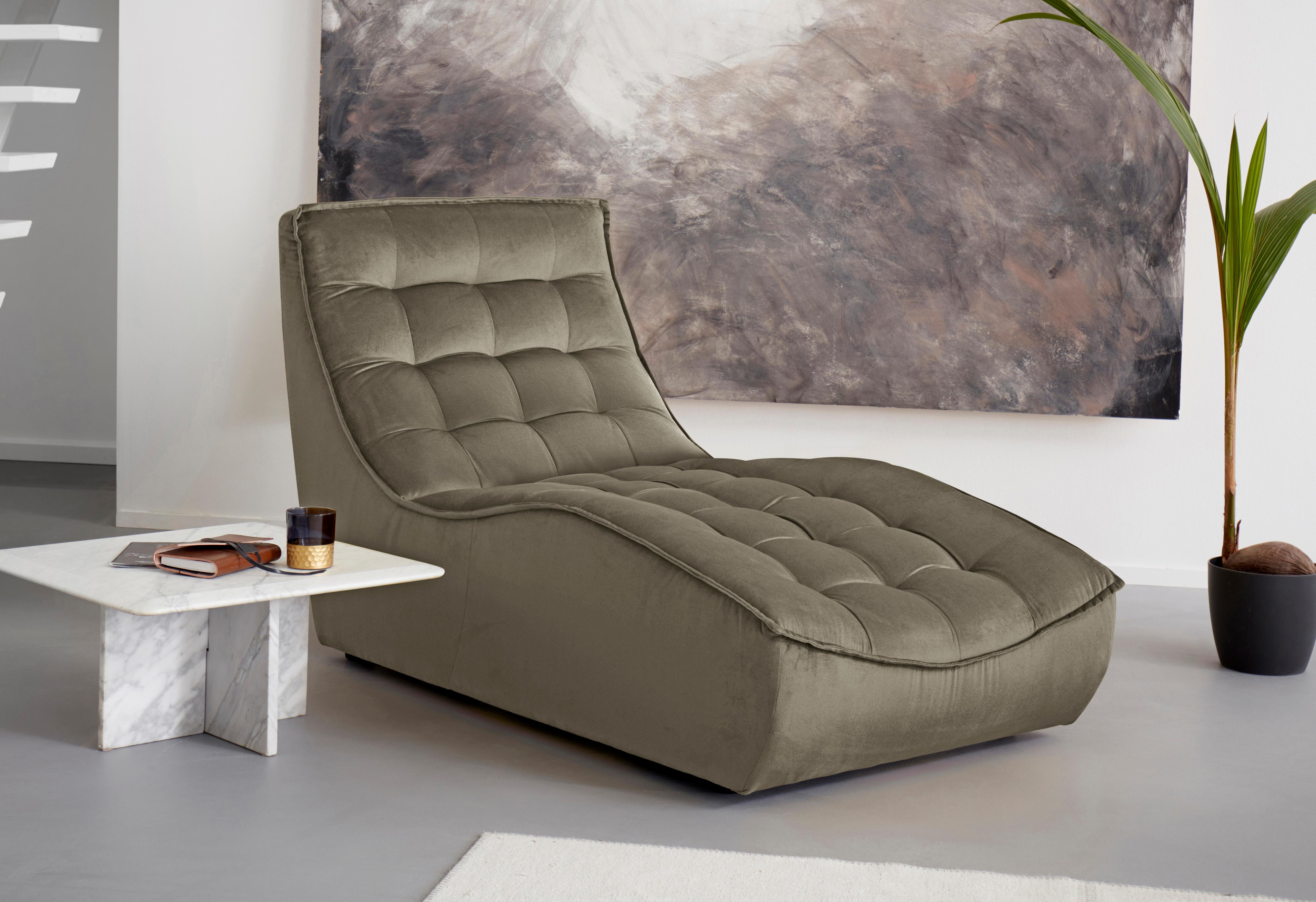 Chaiselongue CALIA ITALIA "Banjo, Designsofa, erstklassiger Sitzkomfort, als Einzelelement", braun (tortora), B:81cm H:88cm T:156cm, Sofas, Chaiselongue, oder als Modulsofa mit den passenden Erweiterungselementen stellbar