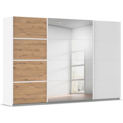 Kleiderschrank RAUCH "Schwebetürenschrank OTTO´s Choice Garderobe Schrank TOP ANGEBOT Avola", alpinweiß, eiche artisan, leisten weiß, B:315cm H:210cm T:62cm, Holzwerkstoff, Schränke, mit eleganten Zierleisten in Chrom, Schwarz oder Weiß MADE IN... Image
