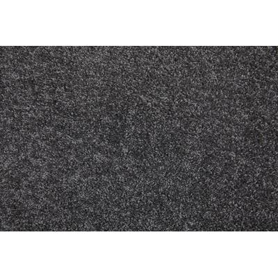 Teppichboden ANDIAMO "Portland, Velours, Made in Netherlands", grau (anthrazit), B:400cm H:11mm L:1200cm, Kunstfaser, Teppiche, Uni Farben, Breite 400 cm, Wohnzimmer, strapazierfähig, pflegeleicht Image