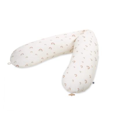 Stillkissen JULIUS ZÖLLNER "Rainbow", beige, B:25cm H:15cm L:190cm, Baumwolle, Funktionskissen Image