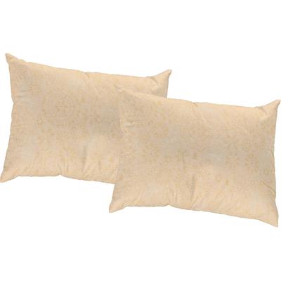Dekokissen WIRTH "Swift" Gr. 1, gold (goldfarben, gemustert), B:40cm L:60cm, Baumwolle, Dekokissen_Sitzkissen_Kissenhüllen, Kissenhülle ohne Füllung, 2 Stück Image