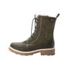 Stiefelette SHEEGO, Damen, Gr. 37, grün (oliv), Leder, Schuhe