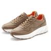 Sneaker JOHN DEVIN "Schnürschuh", Herren, Gr. 40, braun, Obermaterial: 100% Lederimitat. Futter: 100% Textilmaterial. Decksohle: 100% Textilmaterial. Laufsohle: 100% Synthetik, unifarben mit Farbeinsatz, Basic, Schuhe, Freizeitschuh,...