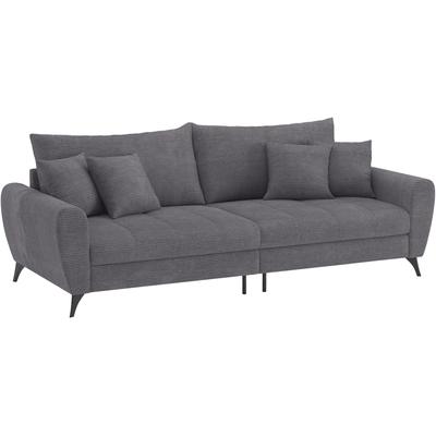 Big-Sofa MR. COUCH "Blackburn II", grau (stripes 8629 stone), B:260cm H:71cm T:108cm, Stripes (92% Polyester / 8% Nylon), Sofas, Mit Kaltschaumpolsterung bis 140 kg belastbar Image