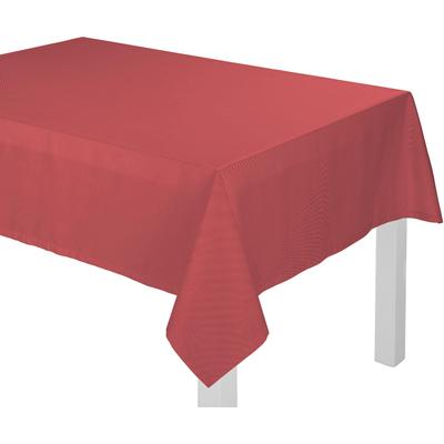 Tischdecke ADAM "Uni Collection" Gr. 3, rot (dunkelrot), B:130cm L:190cm, Bio-Baumwolle, Tischdecken Image