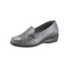 Mokassin CLASSIC, Damen, Gr. 42, grau (anthrazit), Glattleder, Basic, Schuhe