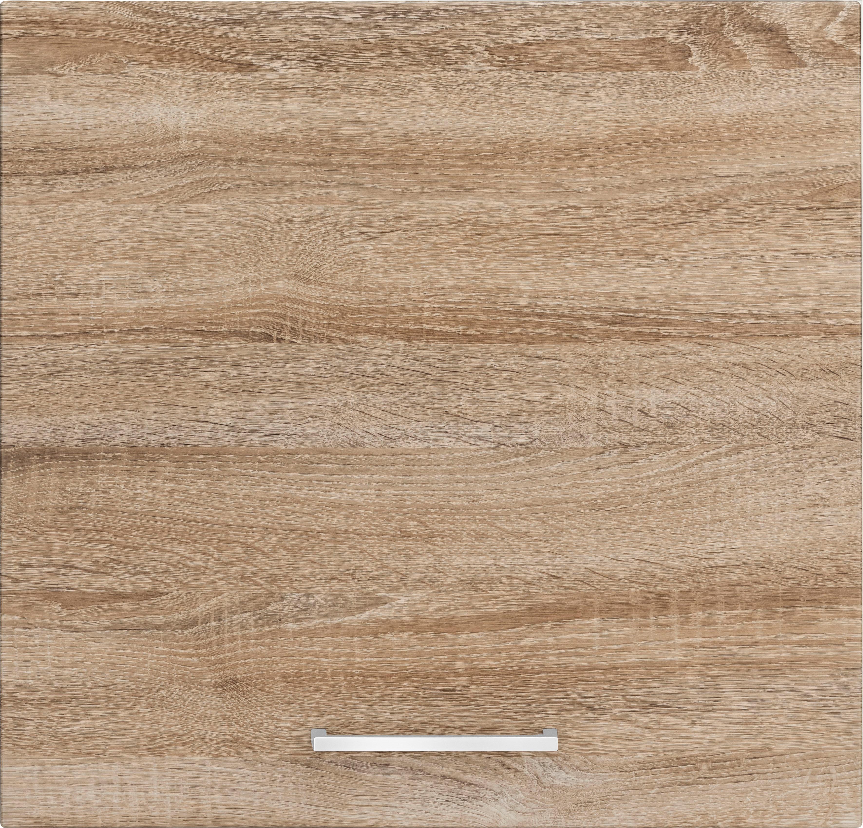 Hängeschrank KOCHSTATION "KS-Visby", braun (eichefarben), B:60cm H:57cm T:34cm, Schränke, Breite 60 cm Image