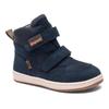 Winterstiefel BISGAARD "matty tex", Kinder, Gr. 24, blau (navy), Leder, sportlich, Schuhe, Boots mit isolierendem 3M Thinsulate, Größenschablone zum Download