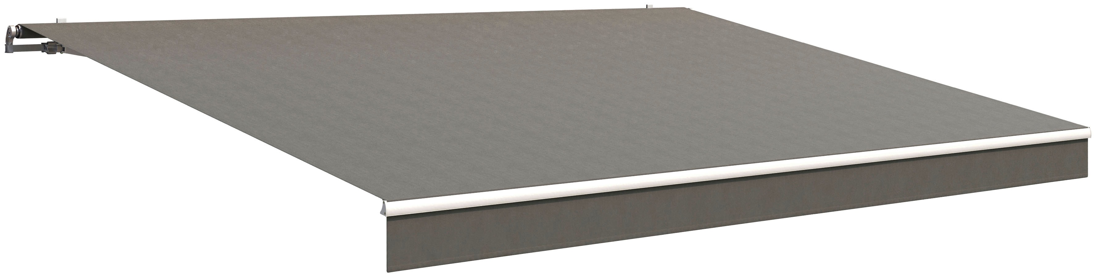 Gelenkarmmarkise WISMAR "Classic", grau (dunkelgrau), B:450cm H:25cm, Polyacryl, Markisen Image