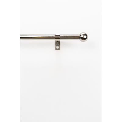 Gardinenstange GARESA "Look", silber (edelstahlfarben), L:220cm, Metall, Gardinenstangen, Wunschmaßlänge, ohne Ringe, verängerbar Image