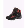 Stiefelette WALDLÄUFER, Damen, Gr. 5,5, schwarz (schwarz, rot), Nubukleder, Rindsleder, sportlich, Schuhe