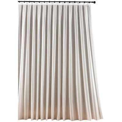 Gardine WECKBRODT "Webstore", weiß, B:450cm H:245cm, Polyester, Gardinen, Webgardine, feste Falten, Uni, halbtransparent, nach Maß,, Store Image