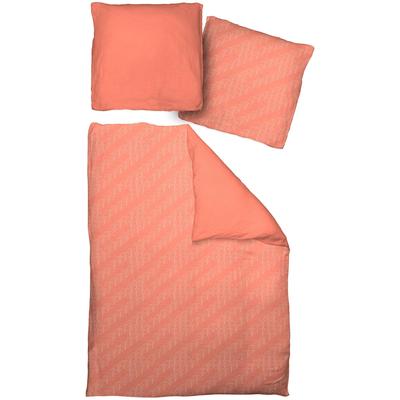 Bettwäsche ADAM "Argentinian Criolla", orange, B/L: 155cm x 200cm, , Renforcé, B/L: 80cm x 80cm, Renforcu00e9, Obermaterial: 100% Baumwolle, Bettwäsche, mit Palmenmuster Image