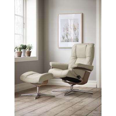 Relaxsessel STRESSLESS "Mayfair", beige (cream batick), B:83cm H:102cm T:74cm, Leder BATICK: BATICK ist ein leicht korrigiertes, durchgefärbtes und genarbtes Möbelleder, bei dem die meisten Unebenheiten und Spuren in der Regel entfernt wurden.,... Image