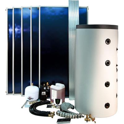 Solaranlage SUNSET "SUNone 8 HZ/2", schwarz, Solarmodule, zur BW-Erwärmung u. HZ-Unterstützung, inkl. Hygienespeicher 825 Liter Image