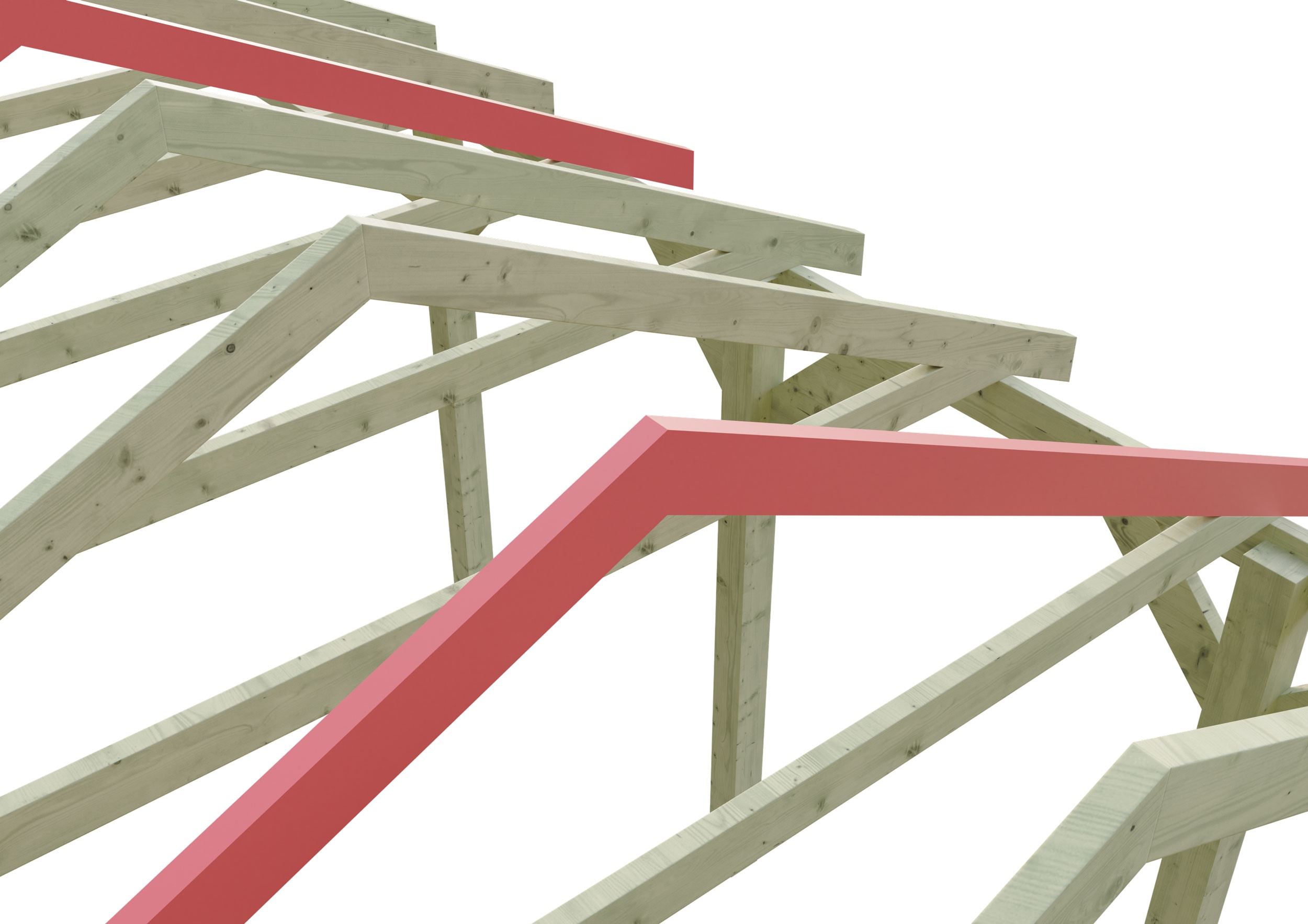 Carport-Stützelement SKANHOLZ "Schneelasterhöhung", grün, B:430cm T:600cm, Stützelemente, sk=3,00kN/m²