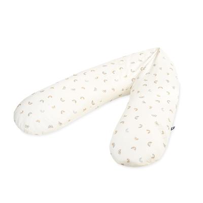 Stillkissen JULIUS ZÖLLNER "Little Bow", beige, B:25cm H:15cm L:190cm, Baumwolle, Funktionskissen