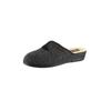 Pantoffel FISCHER, Damen, Gr. 39, grau (anthrazit), Textil, Schuhe
