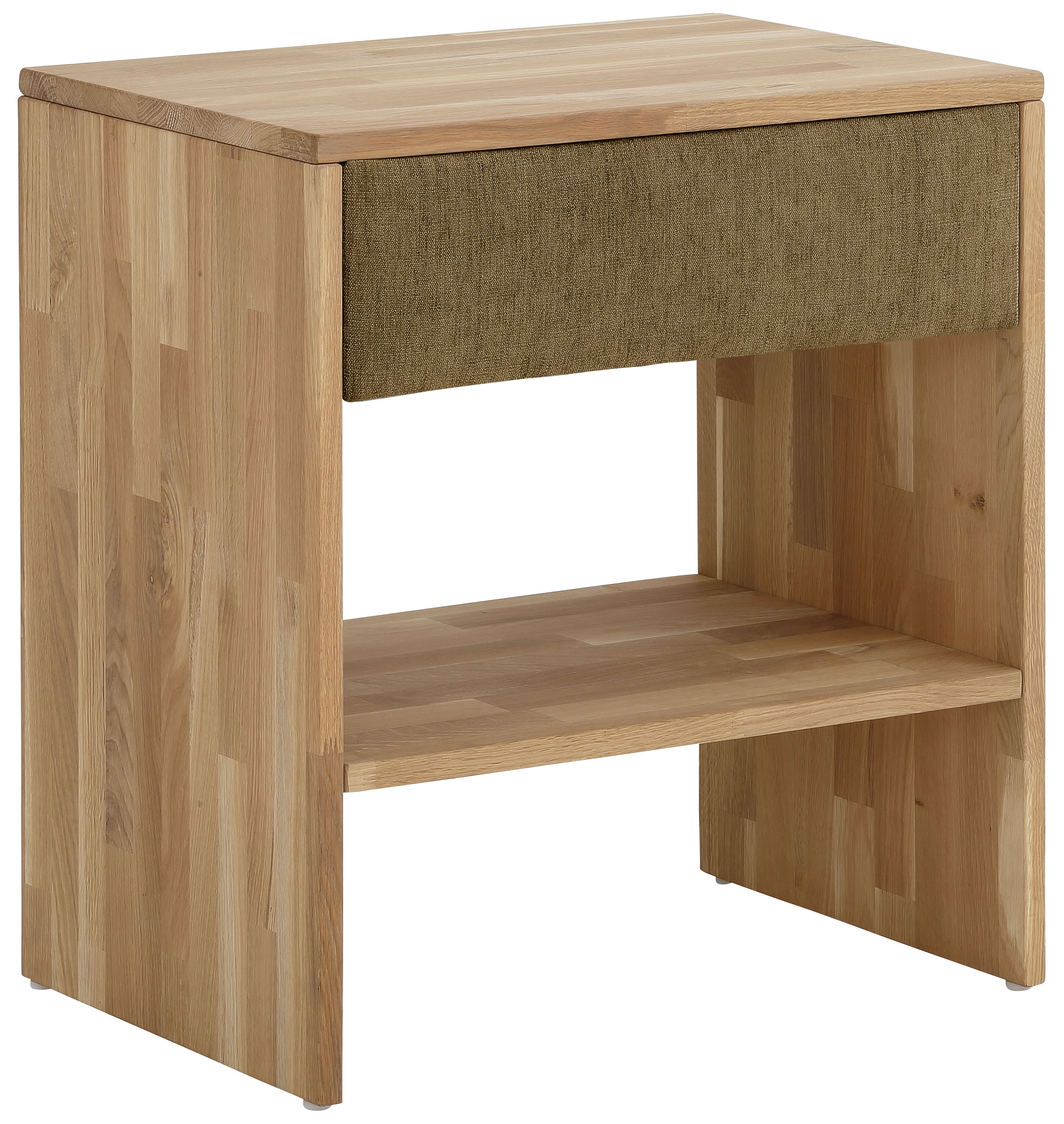 Nachttisch OTTO PRODUCTS "Callum", braun (bronzo, natur, natur), B:60cm H:65,5cm T:42cm, Tische, passend zur Boxspringbett-Serie Jelle Image