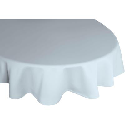Tischdecke WIRTH "NEWBURY" Gr. 1, blau (hellblau), Ø:160cm, Polyester, Baumwolle, Tischdecken, rund Image