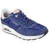 Sneaker SKECHERS "UNO-VINTAGE DAYZ", Herren, Gr. 42, blau (navy), Leder, casual, Schuhe, Keilsneaker, Sneaker mit Luftkissen