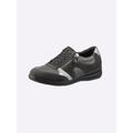 Sneaker CASUAL LOOKS, Damen, Gr. 36, grau, Glattleder, Veloursleder, sportlich, Schuhe