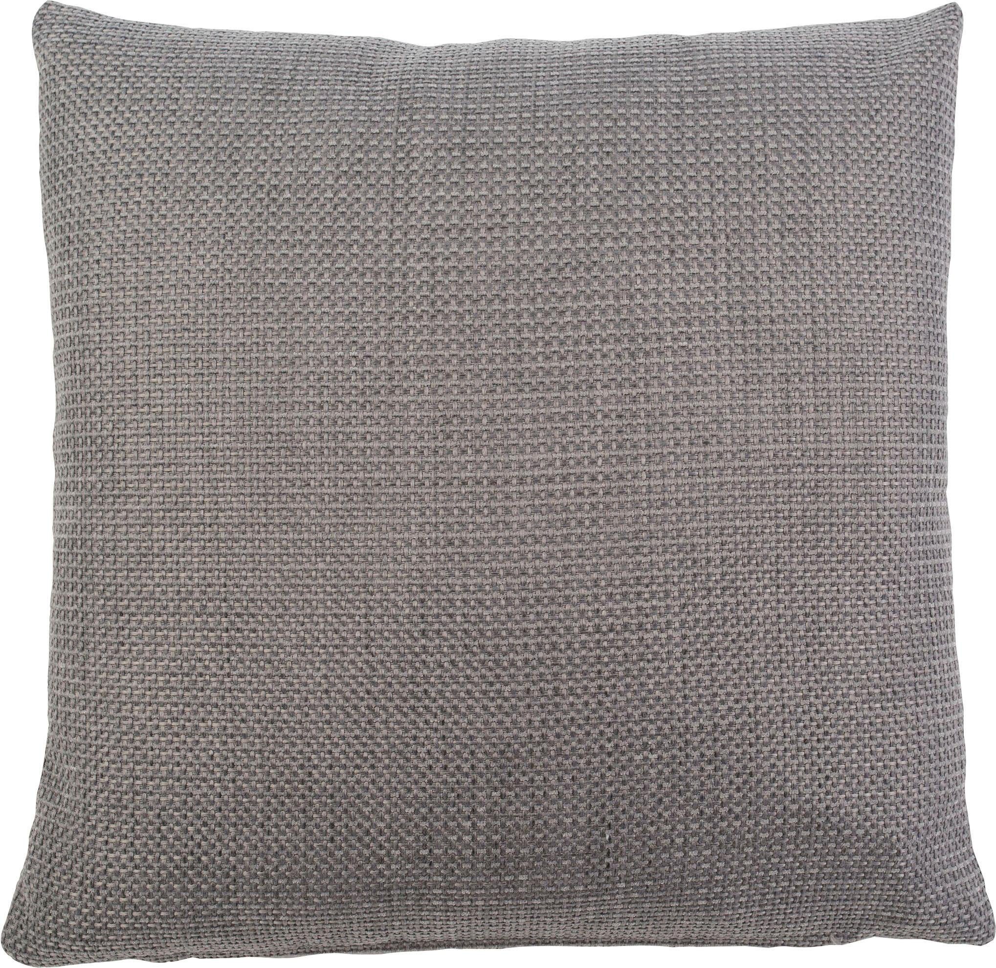 Kissenhüllen GÖZZE "Dallas", silber (silberfarben), B:60cm L:60cm, Polyester, Obermaterial: 100% Polyester, Kissenbezüge, in vielen Farben