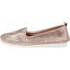 Slipper ANDREA CONTI, Damen, Gr. 40, rosa (rosé, metallic), Glattleder, Leder, sportlich, Schuhe